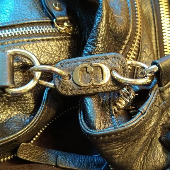 Charles David Large Leather Hobo Bag EUC - Picture 8 of 9